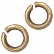 DQ metal Jumpring 3mm Antique bronze 